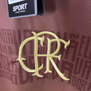 Camisa Pronta Entrega Flamengo Edição Especial 2024/25 - Torcedor Masculina - Marrom/Branca