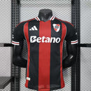 Camisa River Plate Away 2025/26 - Adidas Jogador Masculina - Preta/Vermelha