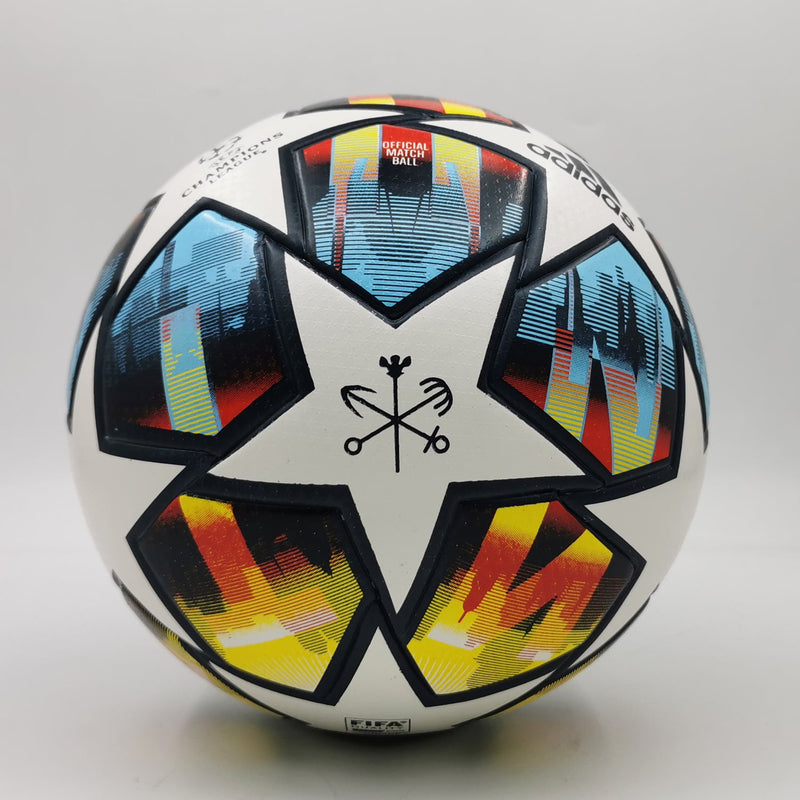 Bola Society UEFA Champions League 2022/23 - Adidas - Amarela/Azul