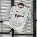 Camisa Aston Villa Third 2025/26 - Adidas Torcedor Masculina - Cinza/Branca