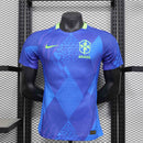 Camisa Seleção Brasil Away 2025/26 - Nike Jogador Masculina - Azul/Verde