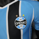 Camisa Grémio Home 2025/26 - Umbro Jogador Masculina - Azul/Preta