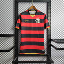 Camisa Pronta Entrega Flamengo Home 2008/09 - Nike Retrô Masculina - Vermelha/Preta