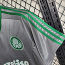 Camisa Palmeiras 2015/16 - Adidas Retrô Masculina - Cinza/Verde