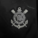 Camisa Corinthians Treino 2025/26 - Nike Torcedor Masculina - Preta/Branca