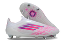 Chuteira Campo F50 - Trava Mista Adidas - Branca/Rosa