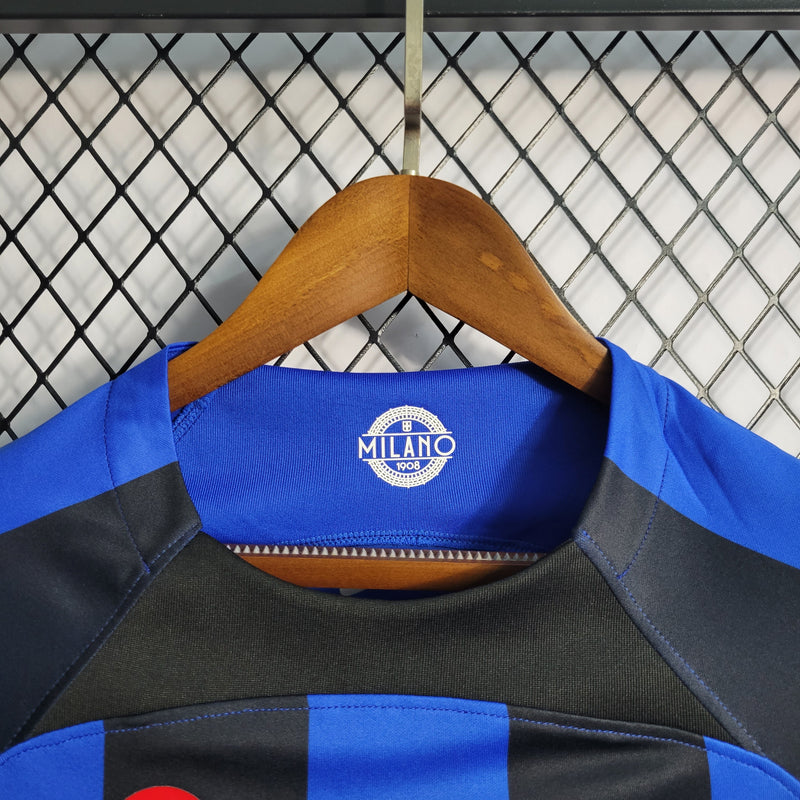 Camisa Inter de Milão Home 2022/23 - Nike Torcedor Masculina - Azul/Preta