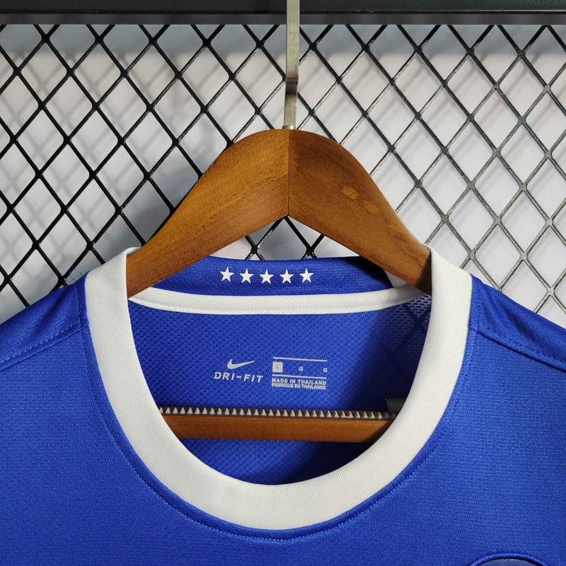 Camisa Seleção Brasil Away 2006/07 - Nike Retrô Masculina - Azul/Branca