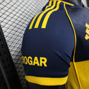 Camisa Boca Junior Home 2025/26 - Adidas Jogador Masculina - Azul/Amarela