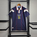 Camisa Seleção Escócia Home 1996\98 - Umbro Retrô Masculina - Azul/Branca
