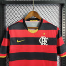 Camisa Pronta Entrega Flamengo Home 2008/09 - Nike Retrô Masculina - Vermelha/Preta
