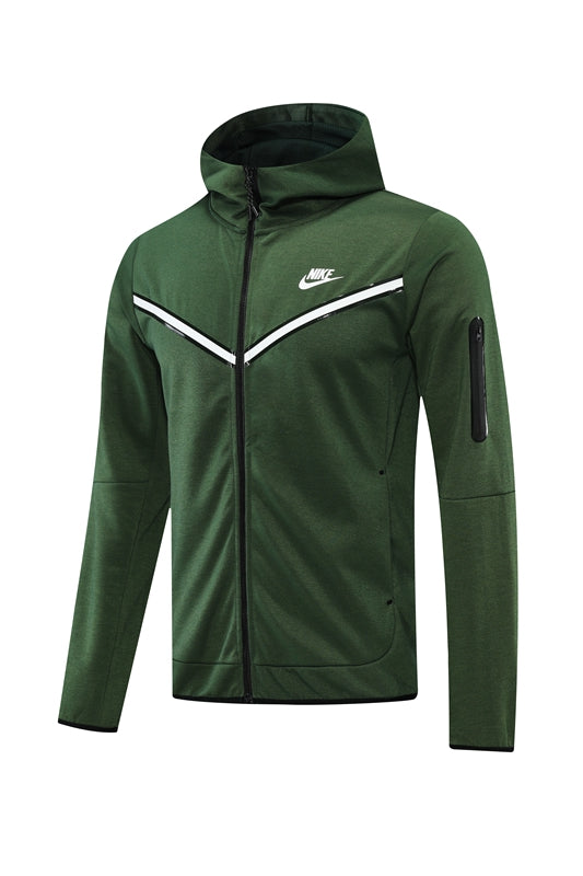Kit Conjunto Nike Tech Fleece - Jaqueta e Calça- Verde