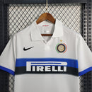 Camisa Inter de Milão Away 2009/10 - Nike Retrô Masculina - Branca/Preta