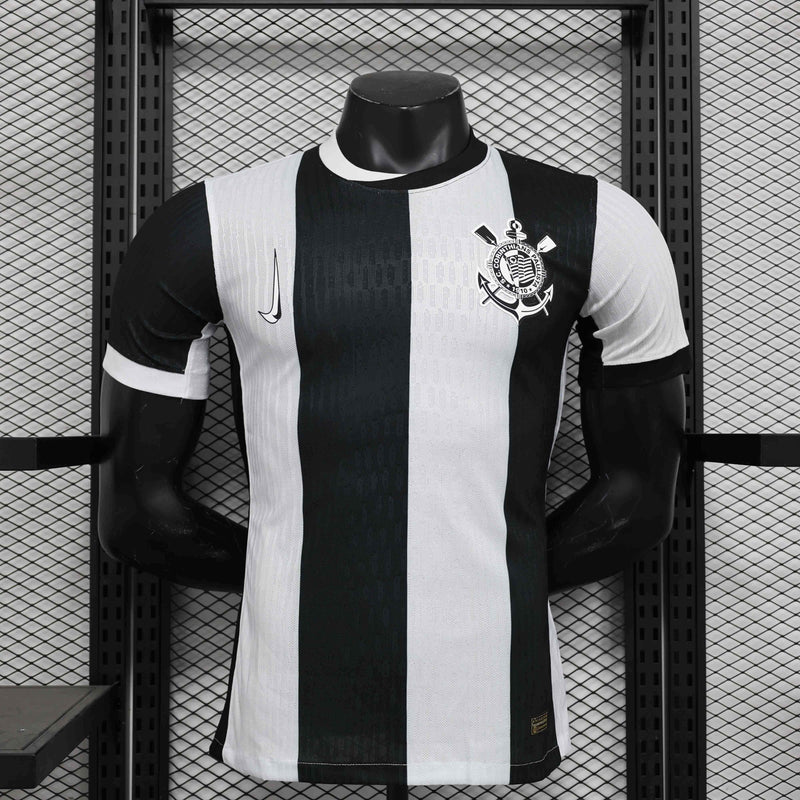 Camisa Corinthians Third 2024/25 - Nike Jogador Masculina - Preta/Branca