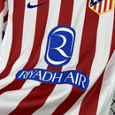 Camisa Pronta Entrega Atlético de Madrid Home 2025/26 - Nike Torcedor Masculina - Branca/Vermelha