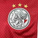 Camisa Ajax Home 2025/26 - Adidas Torcedor Masculina - Branca/Vermelha