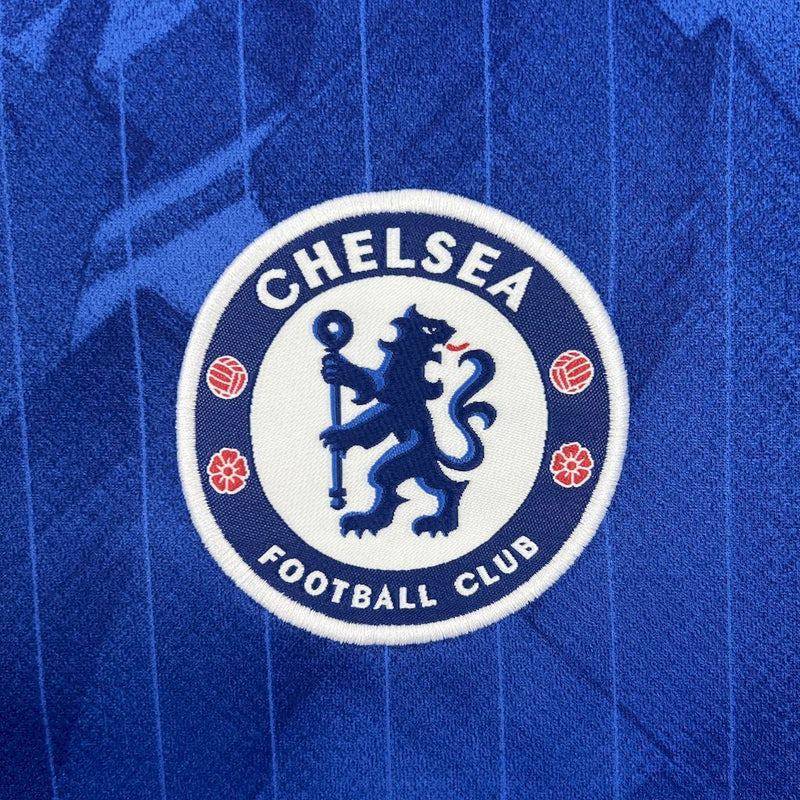 Camisa Chelsea Home 2025/26 - Nike Torcedor Masculina - Azul/Branca