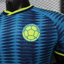 Camisa Seleção Colômbia Away 2026/27 - Adidas Jogador Masculina - Azul/Verde