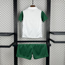 Conjunto Kit Infantil Palmeiras Away 2025/26 - Puma Torcedor - Branca/Verde
