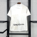 Camisa Pronta Entrega Napoli Away 2025/26 - EA7 Torcedor Masculina - Creme/Marrom