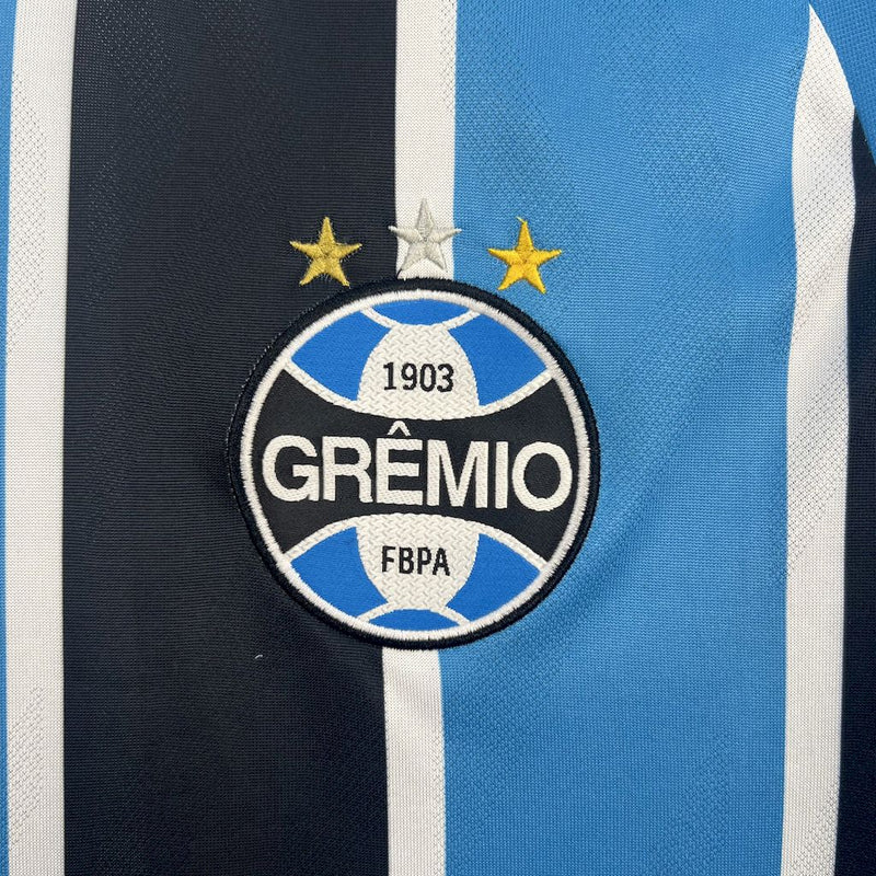 Camisa Grêmio Home 2025/26 - Umbro Torcedor Masculina - Azul/Preta