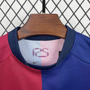 Conjunto Kit Infantil Barcelona Edição Traves Scott 2024/25 - Nike Torcedor - Azul/Vermelha