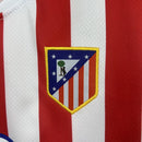 Conjunto Kit Infantil Atlético de Madrid Home 2025/26 - Nike Torcedor - Branca/Vermelha