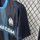 Camisa Pronta Entrega Olympique de Marseille Away 2025/26 - Puma Torcedor Masculina - Preta/Azul