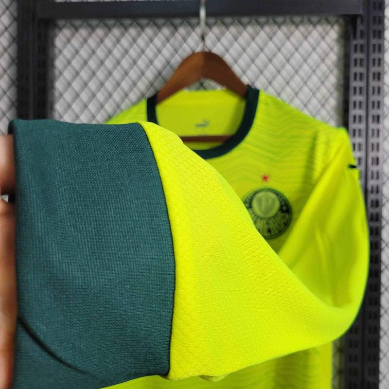 Camisa Palmeiras Manga Longa Third 2023/24 - Puma Torcedor Masculina - Verde