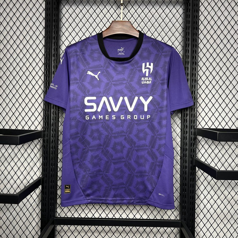 Camisa Al-Hilal Third 2024/25 - Puma Torcedor Masculina - Roxa