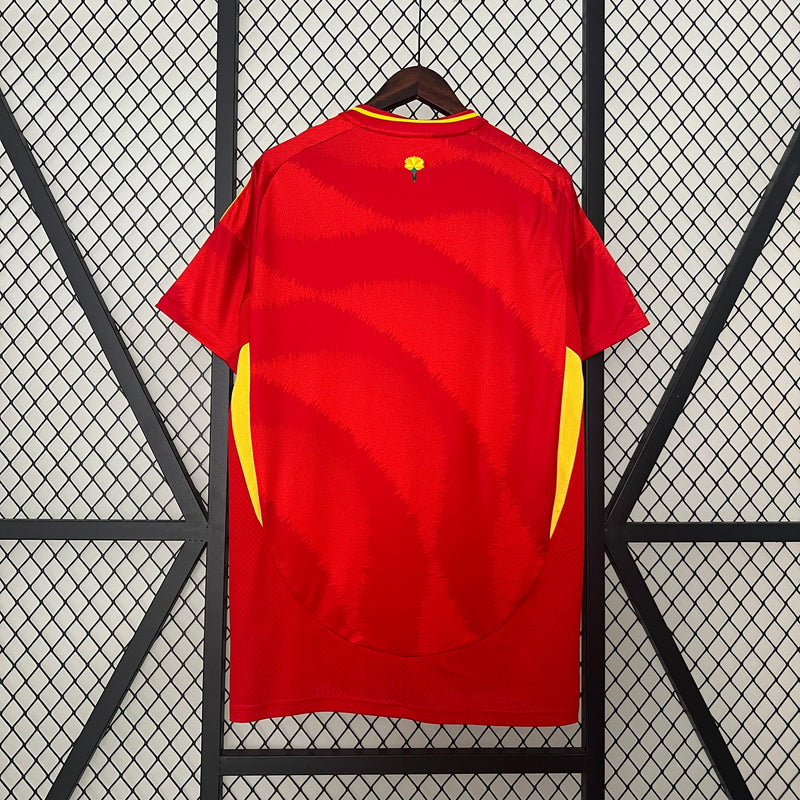 Camisa Seleção Espanha Home 2024/25 - Adidas Torcedor Masculina - Vermelha