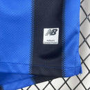 Camisa Pronta Entrega Atalanta Home 2025/26 - New Balace Torcedor Masculina - Azul/Preta