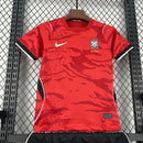Conjunto Kit Infantil Seleção Korea Home 2026/27 - Nike Torcedor - Vermelha/Preta