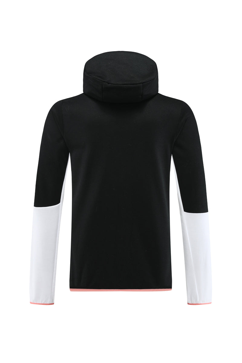 Kit Conjunto Nike Tech Fleece - Jaqueta e Calça- Branca/Preta