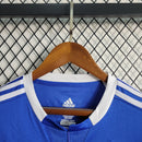 Camisa Palmeiras Manga Longa 2014/15 - Adidas Retrô Masculina - Azul/Branca