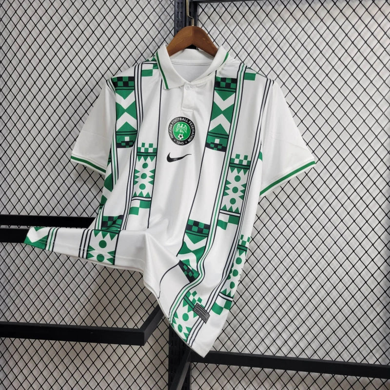 Camisa Seleção Nigéria 2024/25 - Nike Torcedor Masculina - Branca/Verde