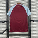 Camisa Aston Villa Home 2025/26 - Adidas Torcedor Masculina - Bordo/Azul