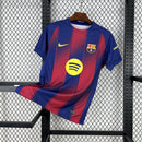 Camisa Pronta Entrega Barcelona Home 2025/26 - Nike Torcedor Masculina - Azul/Vermelha
