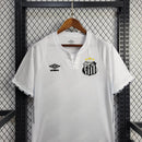 Camisa Pronta Entrega Santos Home 2024/25 - Umbro Torcedor Masculina - Branca/Preta