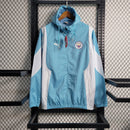 Jaqueta Corta Vento Manchester City Puma - Azul/Branca