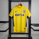 Camisa Corinthians Goleiro 2014/15 - Nike Retrô Masculina - Amarela/Azul