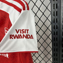 Conjunto Kit Infantil Arsenal Home 2025/26 - Adidas Torcedor - Vermelha/Branca