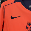 Camisa Barcelona Third 2025/26 - Nike Torcedor Masculina - Laranja/Azul