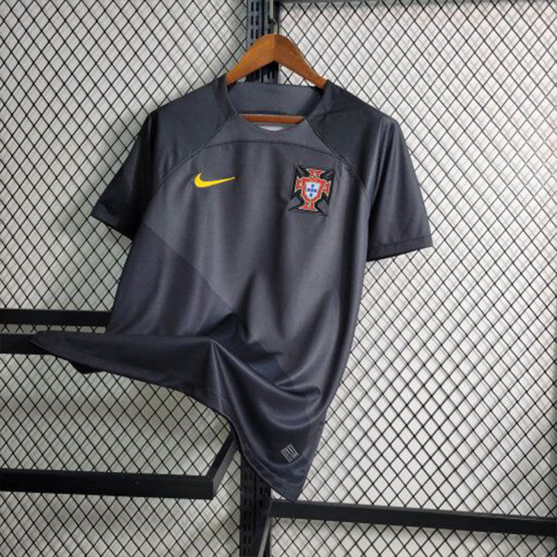 Camisa Portugal Black 2023/24 - Nike Torcedor Masculina - Preta