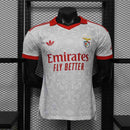 Camisa Benfica Away 2026/27 - Adidas Jogador Masculina - Branca/Vermelha