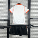 Conjunto Kit Infantil Seleção Holanda Away 2026/27 - Nike Torcedor - Branca/Laranja