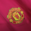 Camisa Manga Longa Manchester United 2002/04 Nike Retrô Masculina - Vermelha/Preta