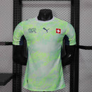 Camisa Seleção Suíça Away 2026/27 - Puma Jogador Masculina - Verde/Branca