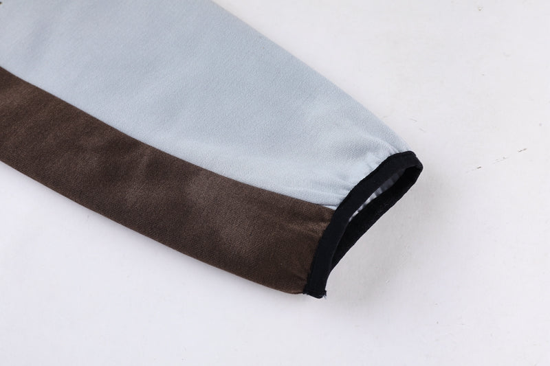 Kit Conjunto Nike Tech Fleece - Jaqueta e Calça- Marrom/Cinza