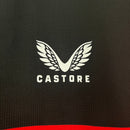 Camisa Bayer Leverkusen Away 2023/24 - Castore Torcedor  Masculina - Preta/Vermelha